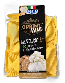 Brema Mezzelune Burrata e Tartufo Nero