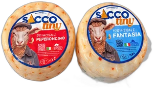 Caseificio Sacco Pecorino Primosale Fantasia & Peperoncino